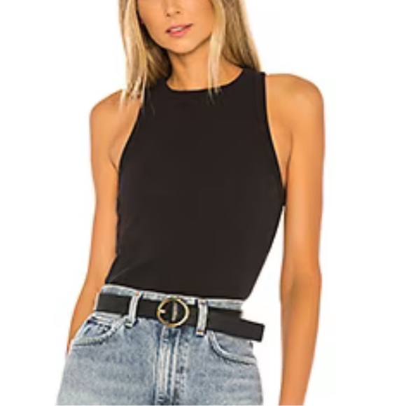 Agolde Tops - NWT Agolde rib tank in black